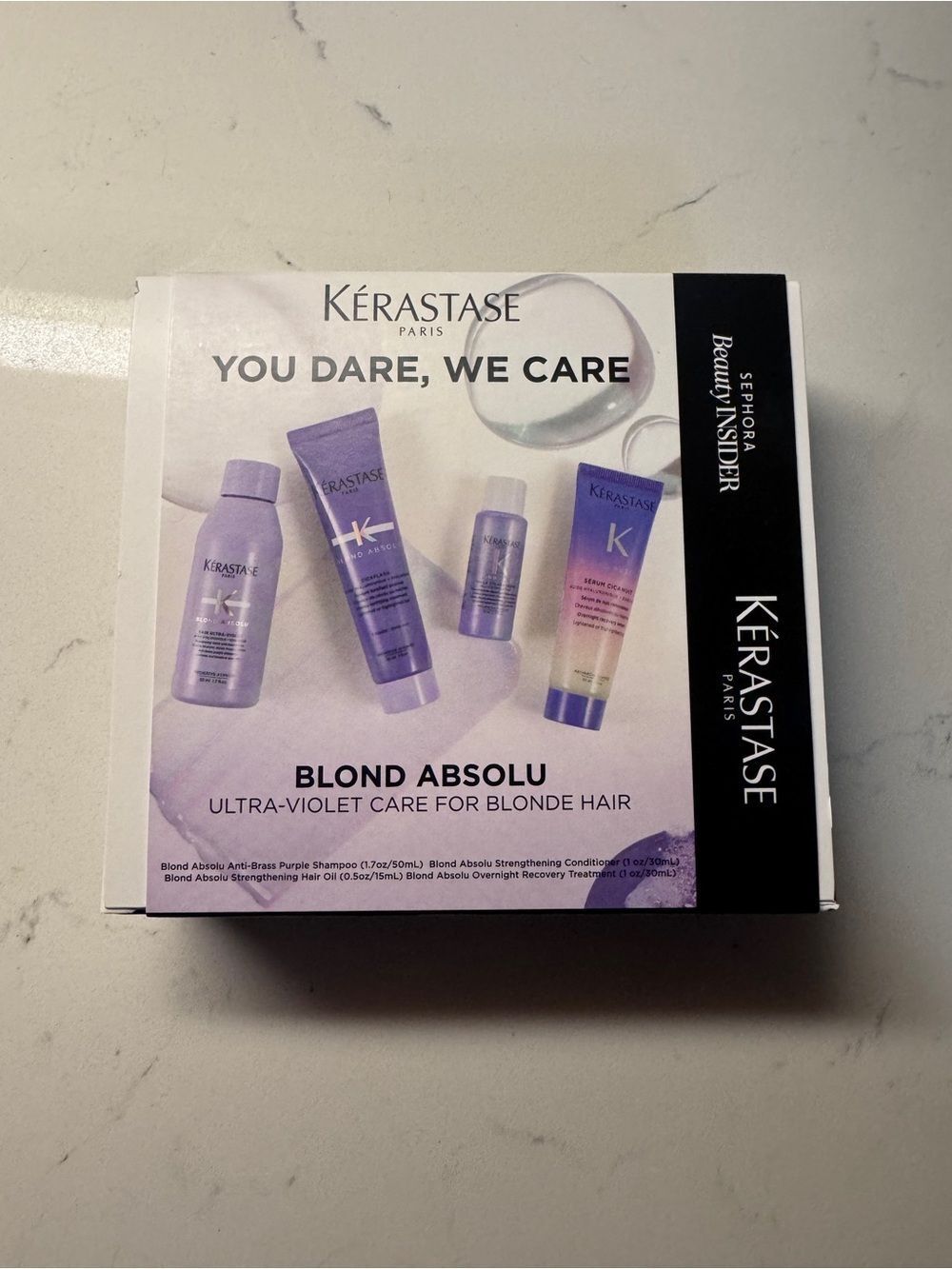 Kérastase Blond Absolu Ultra-Violet Care Set - Purple & Black